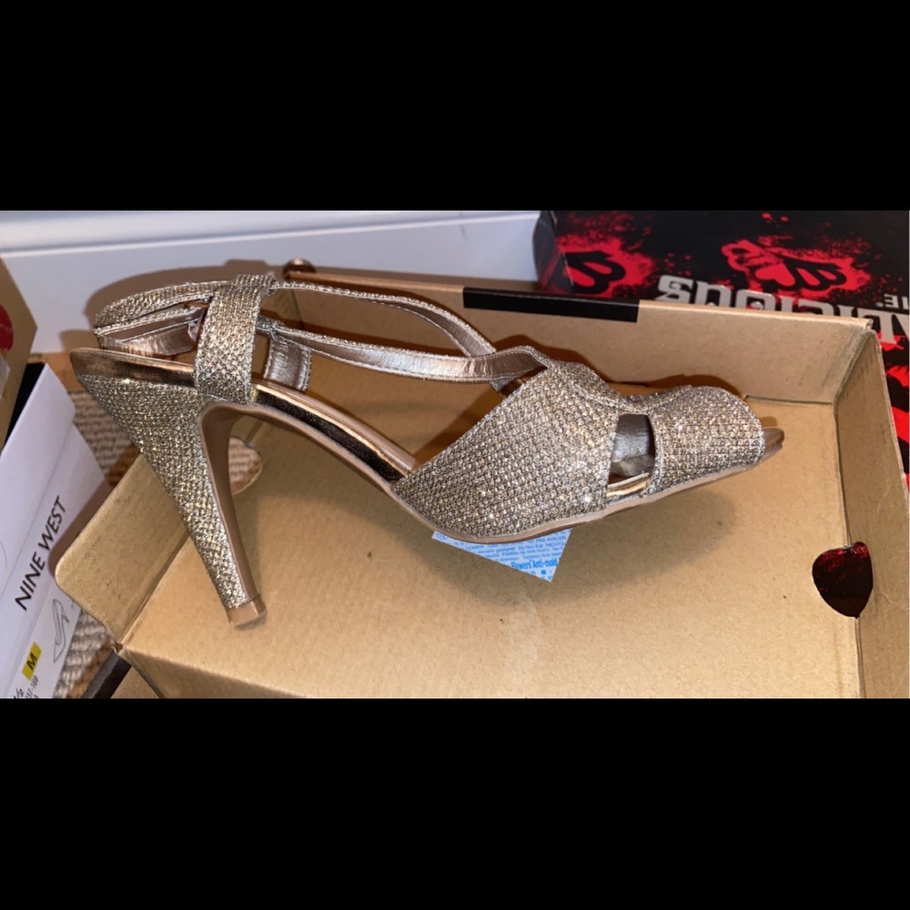 Gold heels